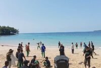 Foto : Kegiatan Rihlah  SMP IT As Salaam Fakfak di Kampung Pasir Putih 1