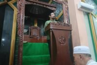 Tausiyah Ramadhan yang disampaikan Febi Triantoro, S.Hi., MH., di masjid Al Munawwarah Fakfak.