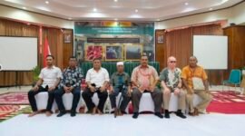 Tujuh Nadi Petuanan dalam Rapat Wewowo Kesepakatan Batas Wilayah Adat di Kabupaten Fakfak.