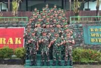 29 prajurit TNI AD diberangkatkan ke Distrik Tomage sebagai gelombang pertama pembentukan Batalyon Infanteri Teritorial Pembangunan (Yonif TP) 808/Fakfak.