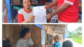 Foto. Tim TPP gencar melakukan sosialisasi kepada pengepul agar tidak membeli pala sebelum waktu panen.