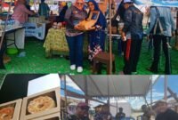 Foto. Kue Sifon Pala tampil sebagai salah satu inovasi kuliner khas daerah saat Festival Pesona Kota Pala Fakfak tahun 2025. Turut di Nikmati oleh Ketua PKK Kabupaten Fakfak Nurwidayati Samaun Dahlan.