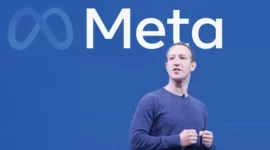 Foto. CEO Meta Mark Zuckerberg menjelaskan perubahan yang terjadi pada teknologi sosial media.