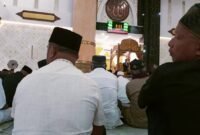 Sholat Idul Fitri 1447 Hijriah dengan penuh khidmat di Masjid Baitul Makmur pada Sabtu (21/3/2026).
